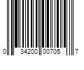 Barcode Image for UPC code 034200007057