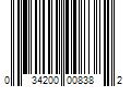 Barcode Image for UPC code 034200008382