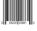 Barcode Image for UPC code 034200008610