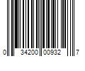 Barcode Image for UPC code 034200009327