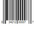 Barcode Image for UPC code 034212000077