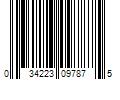 Barcode Image for UPC code 034223097875