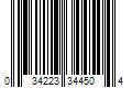 Barcode Image for UPC code 034223344504