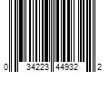 Barcode Image for UPC code 034223449322