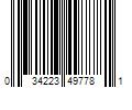 Barcode Image for UPC code 034223497781