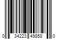 Barcode Image for UPC code 034223498580