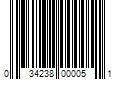 Barcode Image for UPC code 034238000051