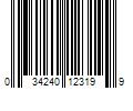 Barcode Image for UPC code 034240123199