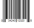 Barcode Image for UPC code 034240123205