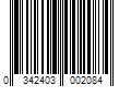 Barcode Image for UPC code 0342403002084