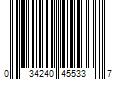 Barcode Image for UPC code 034240455337