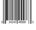 Barcode Image for UPC code 034240455863