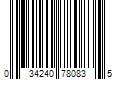 Barcode Image for UPC code 034240780835