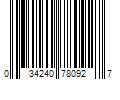 Barcode Image for UPC code 034240780927