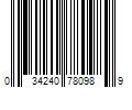 Barcode Image for UPC code 034240780989