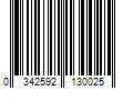 Barcode Image for UPC code 0342592130025