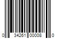 Barcode Image for UPC code 034261000080