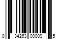 Barcode Image for UPC code 034263000095