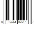 Barcode Image for UPC code 034264025677