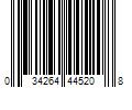 Barcode Image for UPC code 034264445208