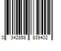 Barcode Image for UPC code 0342858839402