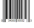 Barcode Image for UPC code 034300000323