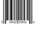 Barcode Image for UPC code 034322005320