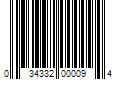 Barcode Image for UPC code 034332000094