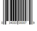 Barcode Image for UPC code 034333000079