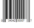 Barcode Image for UPC code 034342000077