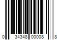 Barcode Image for UPC code 034348000088