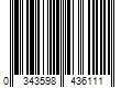 Barcode Image for UPC code 0343598436111