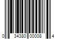 Barcode Image for UPC code 034380000084