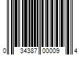 Barcode Image for UPC code 034387000094