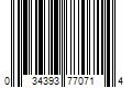 Barcode Image for UPC code 034393770714