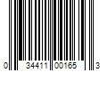 Barcode Image for UPC code 034411001653