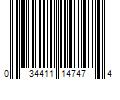 Barcode Image for UPC code 034411147474