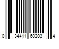 Barcode Image for UPC code 034411602034