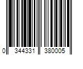 Barcode Image for UPC code 03443313800030