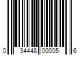 Barcode Image for UPC code 034448000056