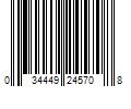 Barcode Image for UPC code 034449245708