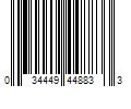 Barcode Image for UPC code 034449448833