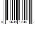 Barcode Image for UPC code 034449513487