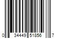 Barcode Image for UPC code 034449518567