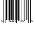 Barcode Image for UPC code 034449531009