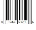 Barcode Image for UPC code 034449536516