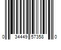 Barcode Image for UPC code 034449573580