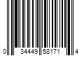 Barcode Image for UPC code 034449581714