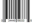 Barcode Image for UPC code 034449593335. Product Name: 