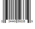 Barcode Image for UPC code 034449593359